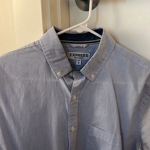 Express soft wash men button down medium
